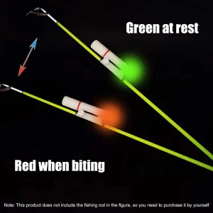 Electronic Rod Stick Light Removable Fishing Rod Luminous Stick Waterproof Float Fishing Pole Lights for Freshwater Seawater