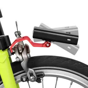 Bicycle Front Light Mount Bracket Aluminum Alloy Folding Bike Fork Mount Adjustable Bike Flashlight Mount Stand for Flashlight