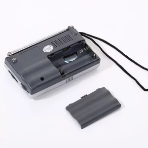 Mini Portable Weather Radio Handheld Digital AM FM MP3 Player Stonego Speaker Radio Supplies Full Wave Radio for AA Batteries